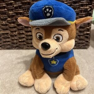 Nickelodeon Paw Patrol Chase Police Dog Plush Coin Piggy Bank Stuffed Animal 8"
